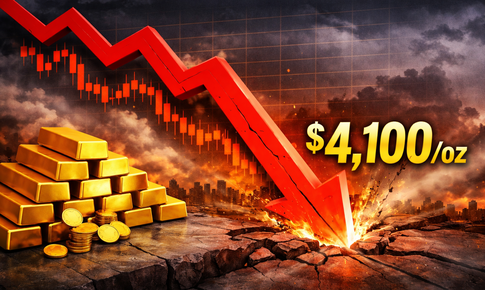 Giá vàng thế giới ngày 23/3 lao dốc kinh hoàng, bốc hơi hơn 400 USD mỗi ounce