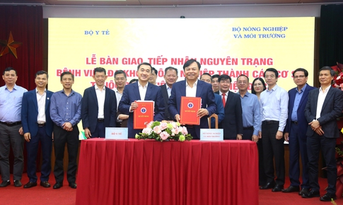 Chính thức bàn giao Bệnh viện Đa khoa Nông nghiệp về Bệnh viện Hữu nghị Việt Đức