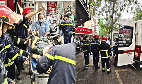 Giải cứu kịp thời nam thanh niên mắc kẹt trong thang máy