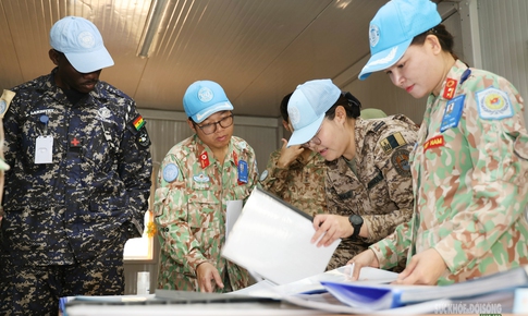 Bác sĩ Việt Nam được cử làm Chủ tịch Hội đồng kiểm tra nội bộ tại phái bộ Bentiu