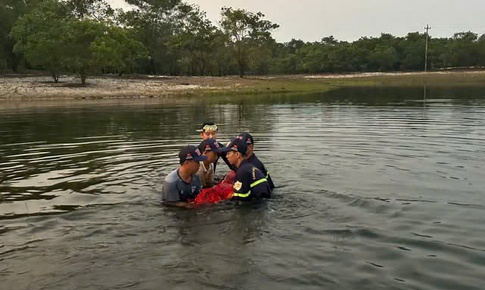 Đi tắm cùng nhóm bạn tại hồ Trạng Bìa, một thiếu niên đuối nước thương tâm