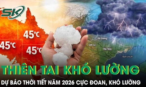 Cảnh báo thời tiết cực đoan năm 2026: Thiên tai mưa bão khó lường