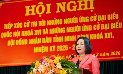 Phó Chủ tịch Quốc hội: Nếu trúng cử sẽ tận tâm, tận lực thực hiện tốt vai trò, trách nhiệm