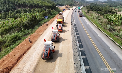 Mở rộng cao tốc Nội Bài - Lào Cai: Công trường bám tuyến, chạy đua tiến độ năm 2026