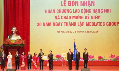 MEDLATEC kỷ niệm 30 năm thành lập, đón nhận Huân chương Lao động hạng Nhì