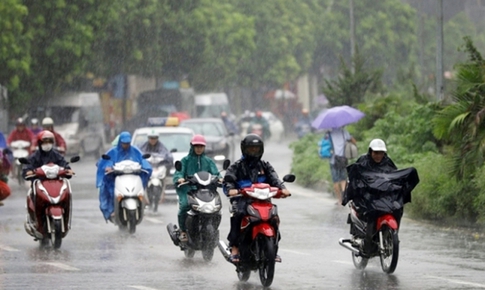 Miền Bắc sắp đón không khí lạnh kèm mưa rào