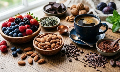 7 loại thực phẩm và đồ uống giàu chất chống oxy hóa hơn trà xanh