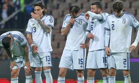 Đội tuyển Italy lần thứ ba liên tiếp lỡ tấm vé dự World Cup
