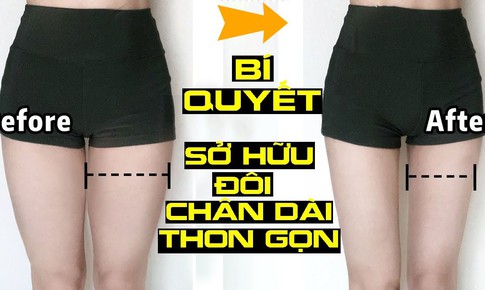 Bắp chân, bắp đùi to: Tham khảo món ăn và bài tập giúp đôi chân thon gọn hơn