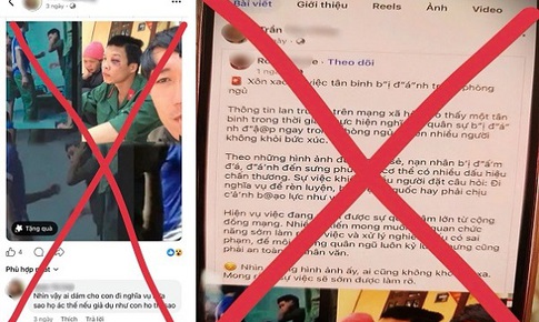 Phạt người phụ nữ tung tin giả ‘tân binh bị đánh trong phòng ngủ’