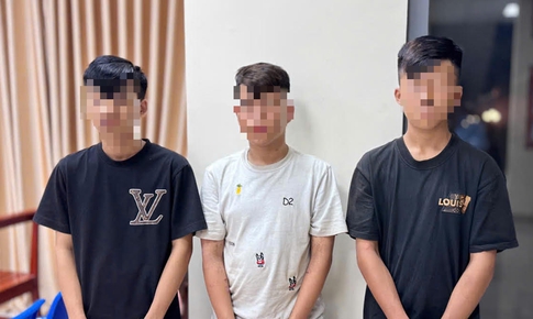 Nhóm thiếu niên 10X manh động dùng dao chém người, cướp tài sản ở An Giang