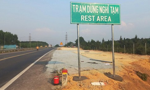 Tiến độ nhiều trạm dừng nghỉ cao tốc 'rất chậm', nhà đầu tư nào bị điểm tên?