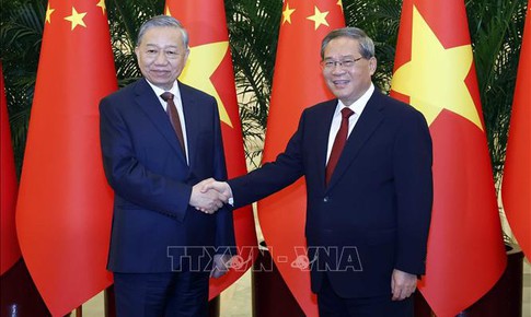 Tổng Bí thư, Chủ tịch nước Tô Lâm hội kiến Thủ tướng Trung Quốc Lý Cường 