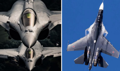 Tiêm kích Rafale Pháp và Su-30SM Nga đụng độ trên bầu trời Đông Âu