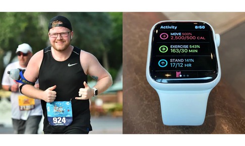 Chàng trai lười vận động 'lột xác' ngoạn mục nhờ Apple Watch