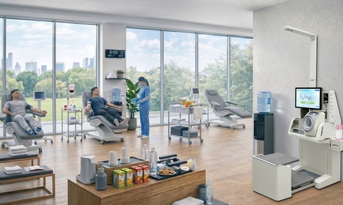 Trạm đo sinh hiệu thông minh tối ưu quy trình hiến máu, nâng cao trải nghiệm và chất lượng sàng lọc