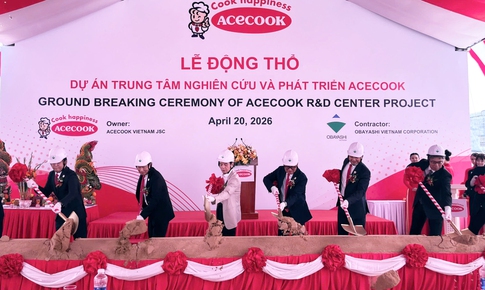 Acecook Việt Nam tổ chức lễ động thổ dự án trung tâm nghiên cứu và phát triển mới