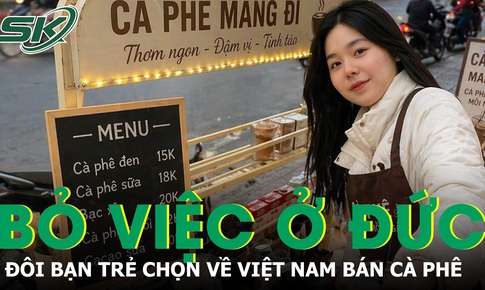 Bỏ công việc ở Đức, đôi bạn trẻ chọn bán cà phê dạo để được sống theo đam mê