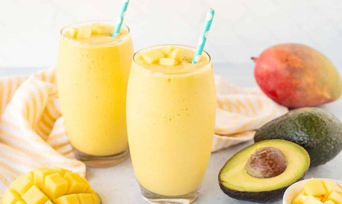 Lợi ích bất ngờ khi ăn sinh tố bơ và xoài