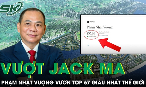 Vượt Jack Ma, tỉ phú Phạm Nhật Vượng vươn top 67 người giàu nhất thế giới