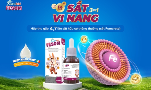 Sắt vi nang hấp thu cao thế hệ mới từ Italy