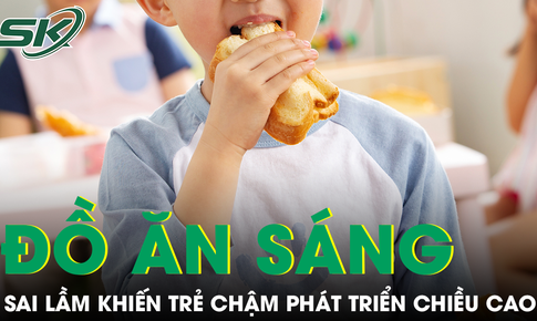 Sai lầm khi chuẩn bị đồ ăn sáng khiến trẻ chậm phát triển chiều cao