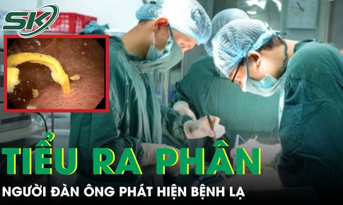Người đàn ông tiểu ra phân, được phát hiện mắc bệnh lạ
