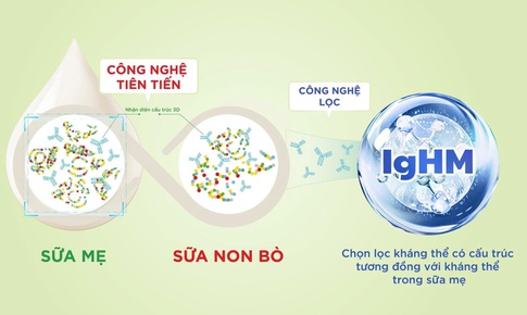 IgHM - hướng tiếp cận mới trong dinh dưỡng miễn dịch