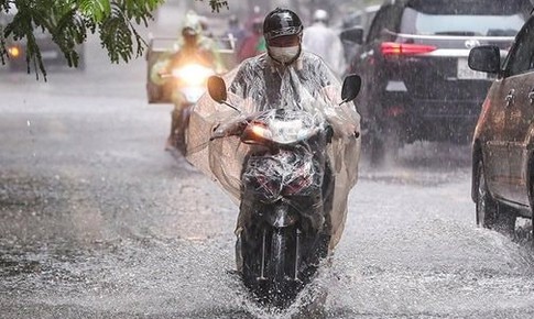Miền Bắc sắp đón mưa dông do không khí lạnh vào đầu tuần