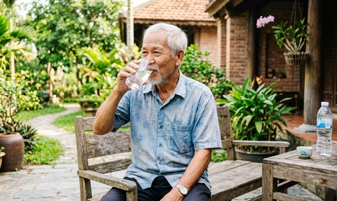 Người cao tuổi cần uống bao nhiêu nước mỗi ngày là đủ?