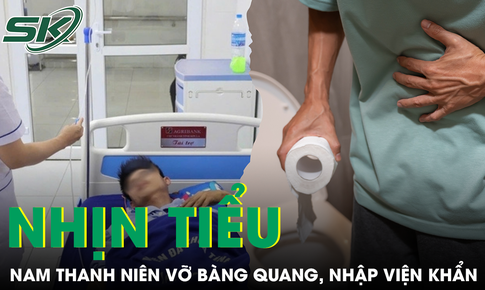 Nam thanh niên vỡ bàng quang do nhịn tiểu sau cuộc nhậu