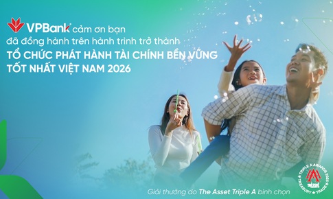 VPBank được vinh danh 'Tổ chức phát hành tài chính bền vững tốt nhất Việt Nam 2026'