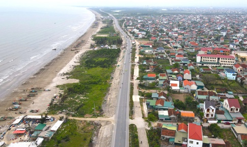 Cận cảnh tuyến đường ven biển gần 5.000 tỷ đồng ở Nghệ An sắp 'về đích'