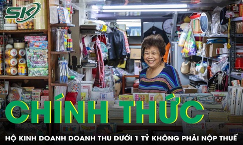 Hộ kinh doanh có doanh thu dưới 1 tỷ đồng/năm không phải nộp thuế