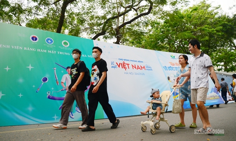 Rộn ràng trước ngày diễn ra Lễ mít tinh Ngày Sức khỏe toàn dân 7/4