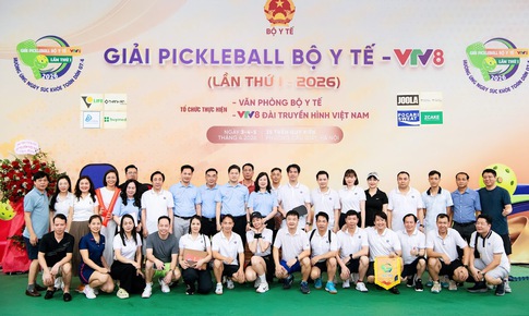 Sôi nổi Giải Pickleball Bộ Y tế - VTV8 lần thứ I