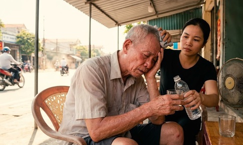Nắng nóng khiến người cao tuổi dễ bị rối loạn điện giải