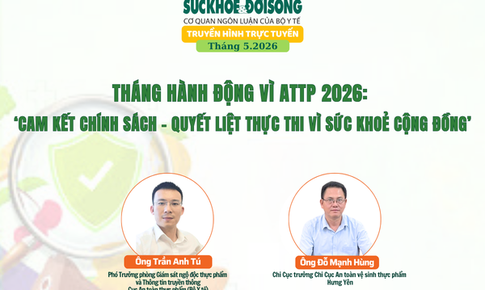 TRUYỀN HÌNH TRỰC TUYẾN: Cam kết chính sách quyết liệt thực thi vì sức khỏe cộng đồng