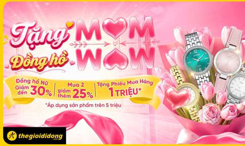 Tôn vinh tình mẹ tháng 5: Gợi ý top đồng hồ Citizen &amp; Casio thay lời tri ân, săn deal sốc tại TGDĐ!
