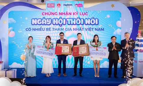 'Ngày hội thôi nôi' quy tụ hàng trăm gia đình, hướng tới xác lập kỷ lục Việt Nam