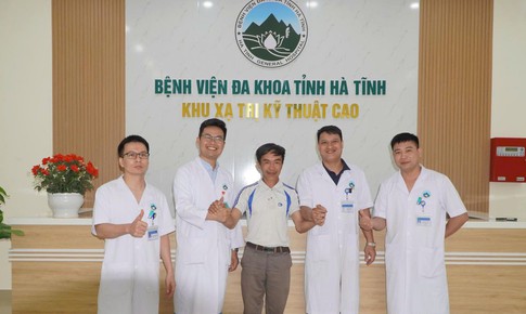 Bệnh viện Đa khoa Hà Tĩnh điều trị thành công cho bệnh nhân ung thư trực tràng di căn gan giai đoạn 4