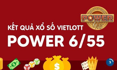 Kết quả xổ số Vietlott hôm nay 12/5/2026 - Vietlott 12/5 - Xổ số Power 6/55 ngày 12/5
