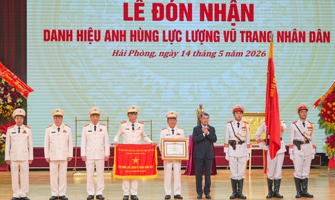 Niềm vui lớn của lực lượng Công an Hải Phòng