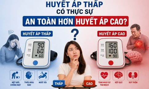 Huyết áp thấp có thực sự an toàn hơn huyết áp cao?