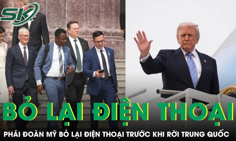 Phái đoàn Mỹ bỏ lại toàn bộ điện thoại trước khi rời Trung Quốc