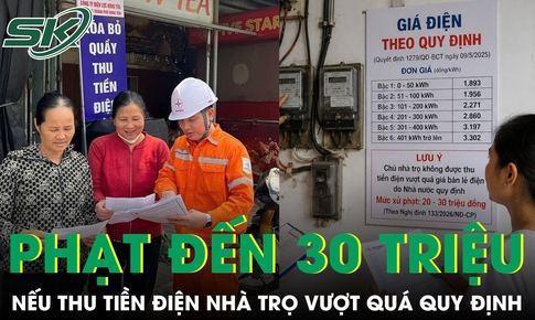 Phạt đến 30 triệu đồng nếu thu tiền điện nhà trọ vượt quá quy định