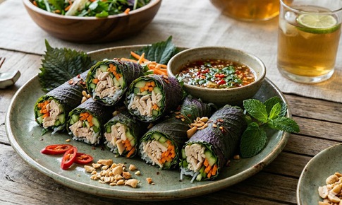 5 món ăn ngon đẹp da, chống lão hóa từ lá tía tô