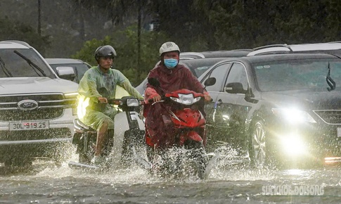 Cảnh báo 2 ngày tới mưa rất lớn ở Bắc Bộ và Bắc Trung Bộ