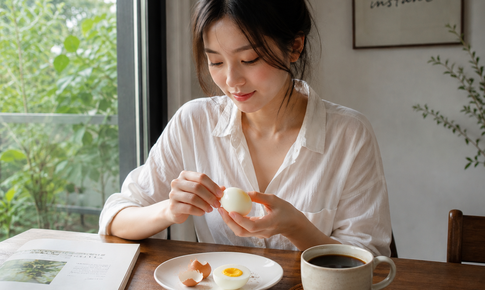 Bữa sáng với trứng luộc và cà phê có giúp giảm cân?