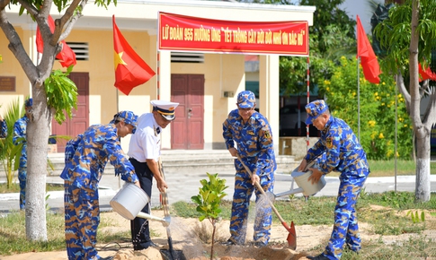 Lữ đoàn 955 phát động 'Tết trồng cây đời đời nhớ ơn Bác Hồ'